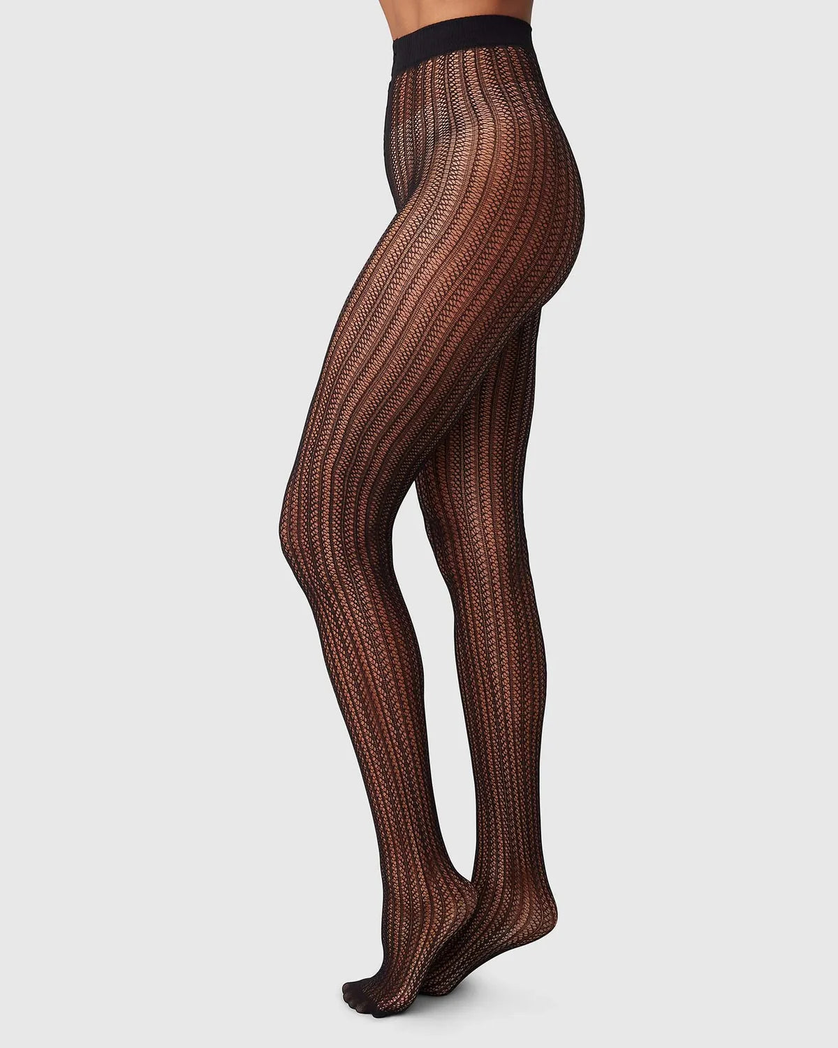 Selma Net Tights in Black by Swedish Stockings-Swedish Stockings-Idlewild-Cincinnati