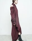 Serius T Dress in Burgundy by Nicholas K-Dresses-Nicholas K-Idlewild