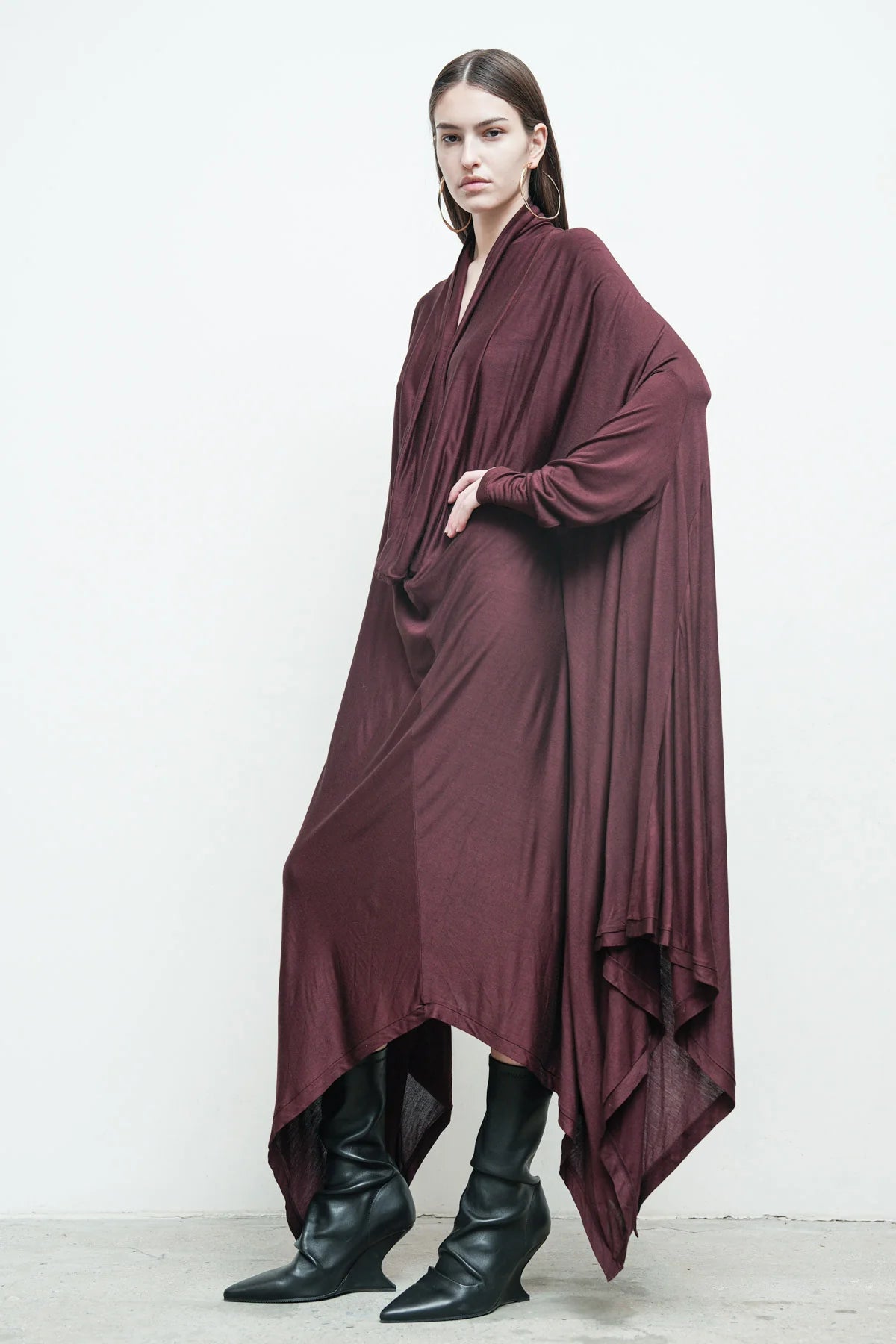 Serius T Dress in Burgundy by Nicholas K-Nicholas K-Idlewild-Cincinnati