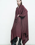 Serius T Dress in Burgundy by Nicholas K-Dresses-Nicholas K-Idlewild