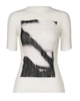 Shadow Study Chiffon Twist Short Sleeve Top in Shadow by Issey Miyake-Issey Miyake-Idlewild-Cincinnati