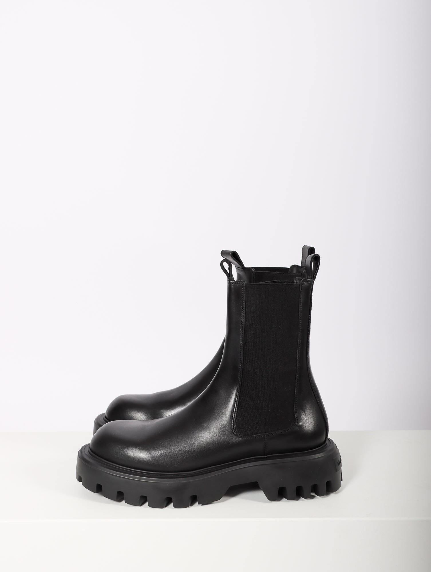 Shark Boot in Black by Mattia Capezzani-Idlewild