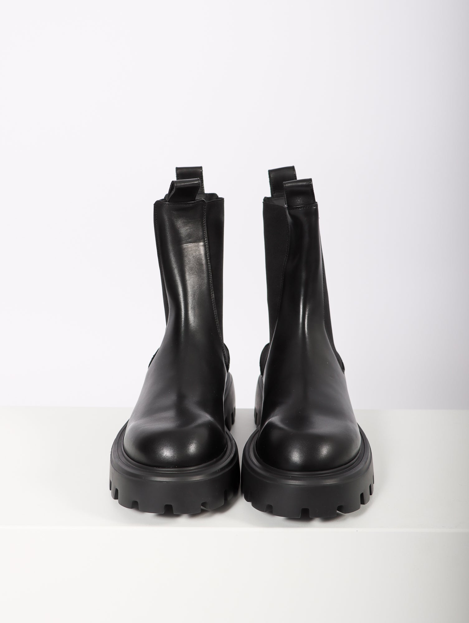 Shark Boot in Black by Mattia Capezzani-Idlewild