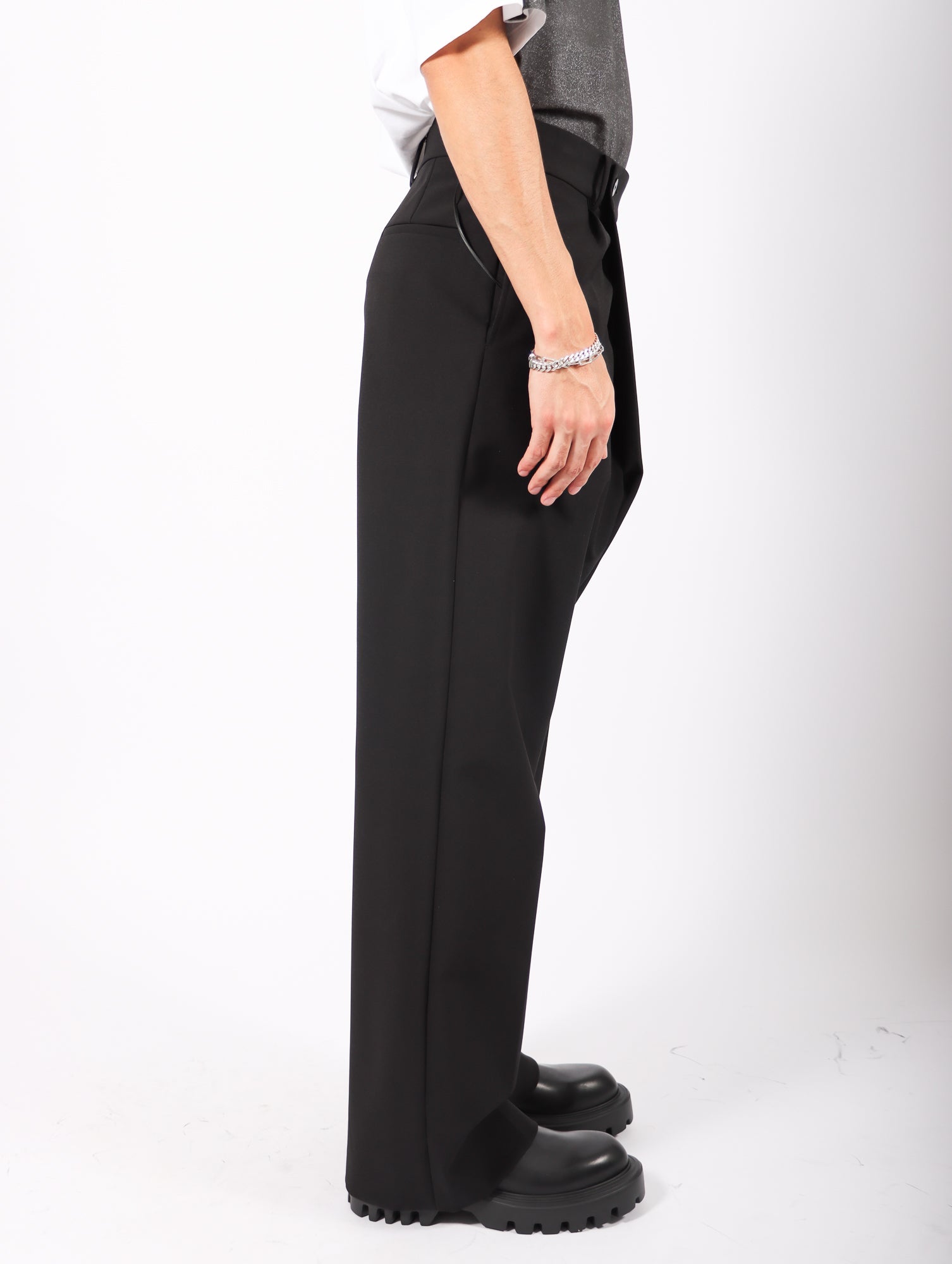 Shark Boot in Black by Mattia Capezzani-Idlewild