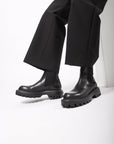 Shark Boot in Black by Mattia Capezzani-Idlewild