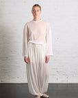 Sheer Balloon Pant in Bianco by Alysi-Alysi-Idlewild-Cincinnati
