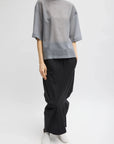 Sheer Wool Gauze Easy T in Heather Grey by Tibi-Tibi-Idlewild-Cincinnati