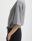 Sheer Wool Gauze Easy T in Heather Grey by Tibi-Tibi-Idlewild-Cincinnati