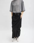 Sheer Wool Gauze Easy T in Heather Grey by Tibi-Tibi-Idlewild-Cincinnati