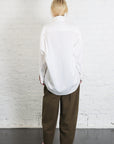 Signature Cocoon Dress Shirt in Off White by 7115 by Szeki-7115 by Szeki-Idlewild-Cincinnati