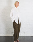 Signature Cocoon Dress Shirt in Off White by 7115 by Szeki-7115 by Szeki-Idlewild-Cincinnati