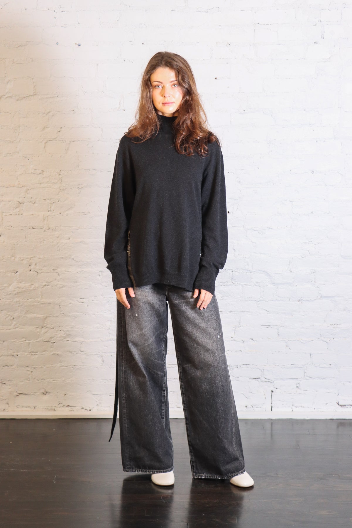 Silk Cashmere Knit in Charcoal by Issey Miyake-Issey Miyake-Idlewild-Cincinnati