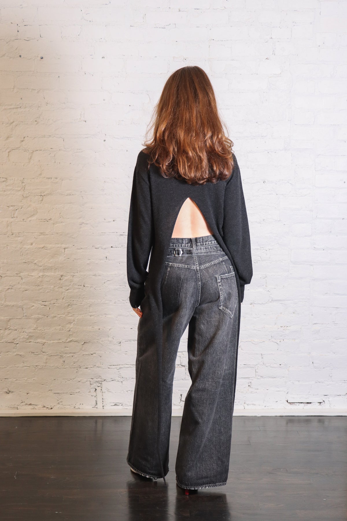 Silk Cashmere Knit in Charcoal by Issey Miyake-Issey Miyake-Idlewild-Cincinnati