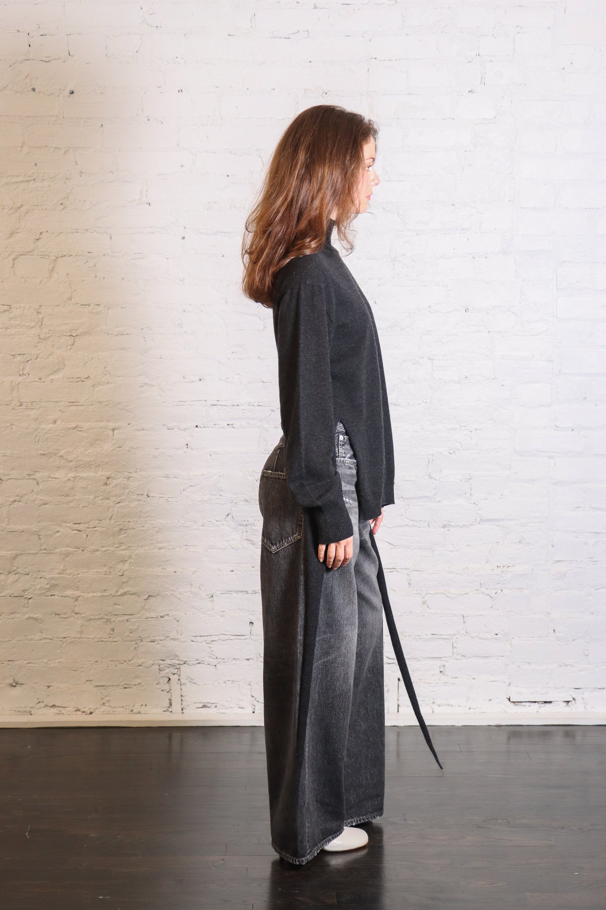 Silk Cashmere Knit in Charcoal by Issey Miyake-Issey Miyake-Idlewild-Cincinnati