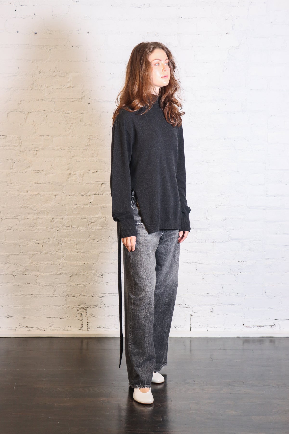 Silk Cashmere Knit in Charcoal by Issey Miyake-Issey Miyake-Idlewild-Cincinnati