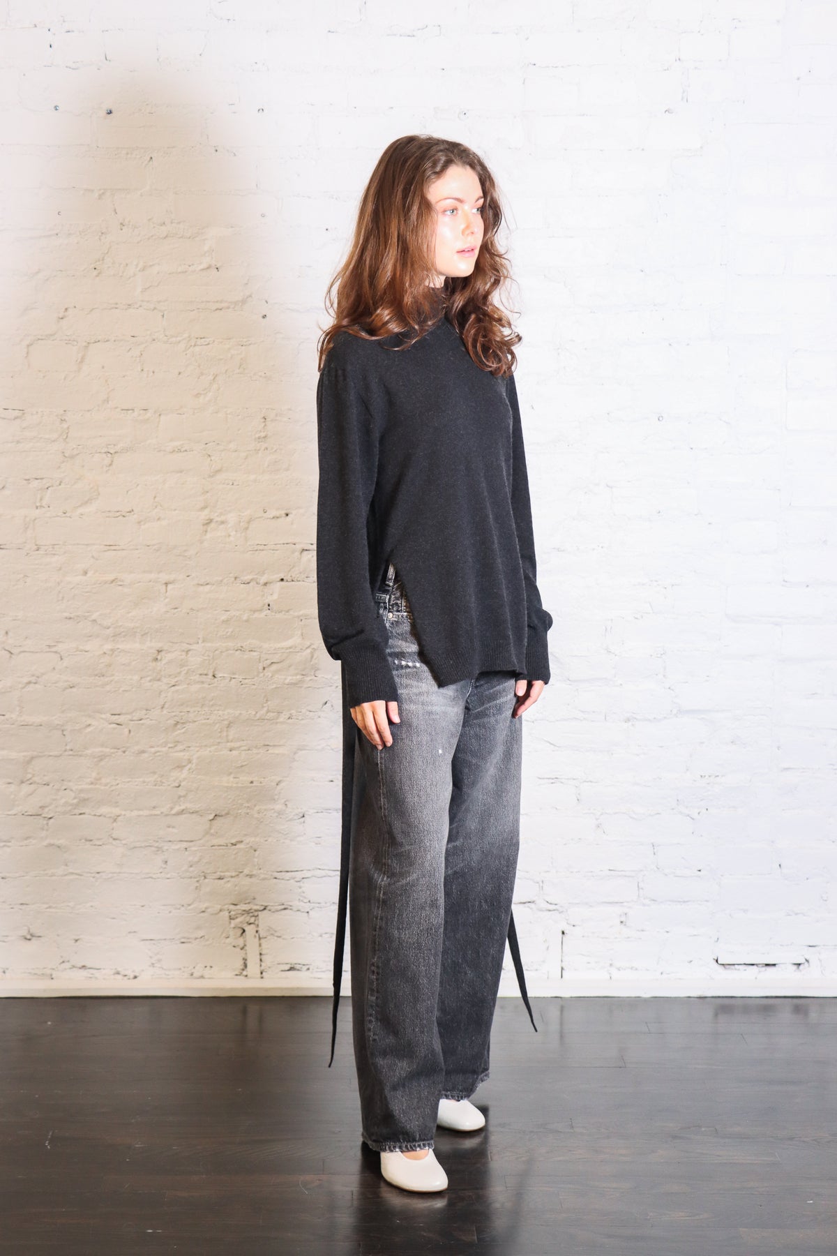Silk Cashmere Knit in Charcoal by Issey Miyake-Issey Miyake-Idlewild-Cincinnati