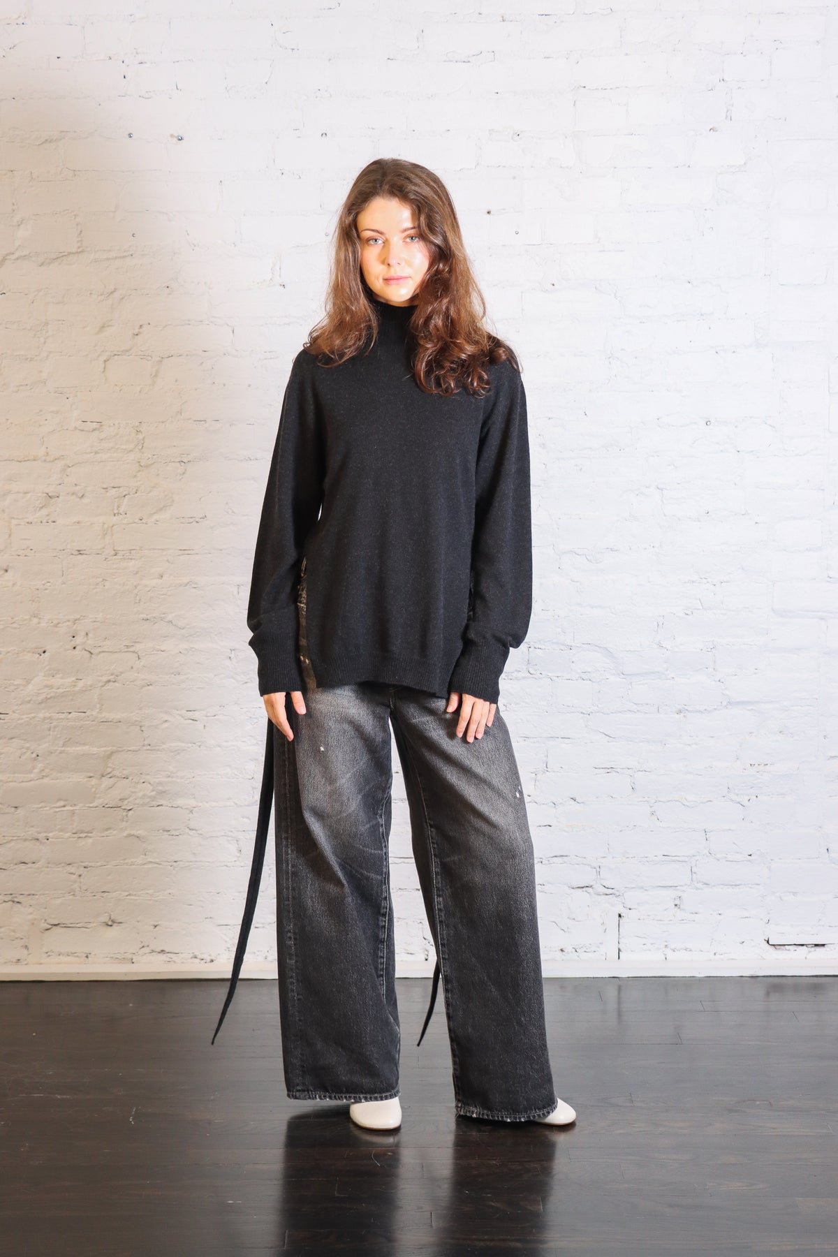 Silk Cashmere Knit in Charcoal by Issey Miyake-Issey Miyake-Idlewild-Cincinnati