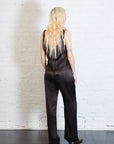 Silk Satin U Tank in Olive Bronze by Enza Costa-Enza Costa-Idlewild-Cincinnati