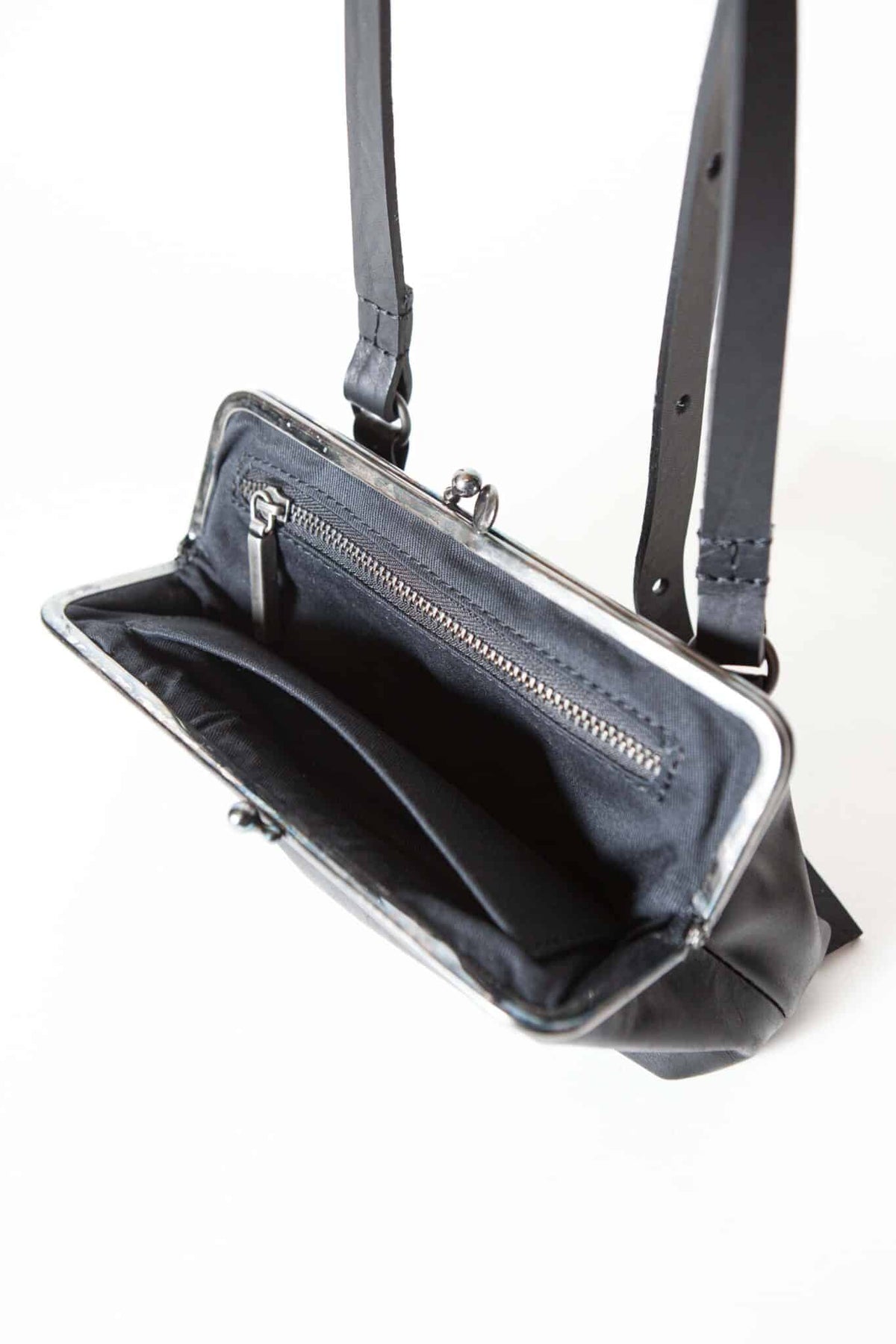 Simple Bigla Small Wide Bag in Black by Miranda Kaloudis-MDK-Idlewild-Cincinnati