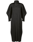 Skyline Coat in Black by Pleats Please Issey Miyake-Coats-Pleats Please Issey Miyake-Idlewild