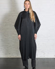 Skyline Coat in Black by Pleats Please Issey Miyake-Coats-Pleats Please Issey Miyake-Idlewild