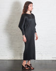 Skyline Dress in Black by Pleats Please Issey Miyake-Dresses-Pleats Please Issey Miyake-Idlewild