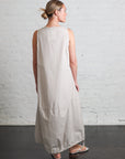 Sleeveless Balloon Dress TC in Pebble by Album Di Famiglia-Album Di Famiglia-Idlewild-Cincinnati