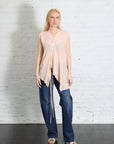 Sleeveless Kimono Shirt in Carne by Serien°umerica-Serien°umerica-Idlewild-Cincinnati