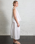 Sleeveless Top TC in White by Album Di Famiglia-Album Di Famiglia-Idlewild-Cincinnati