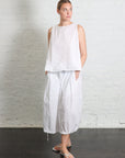 Sleeveless Top TC in White by Album Di Famiglia-Album Di Famiglia-Idlewild-Cincinnati