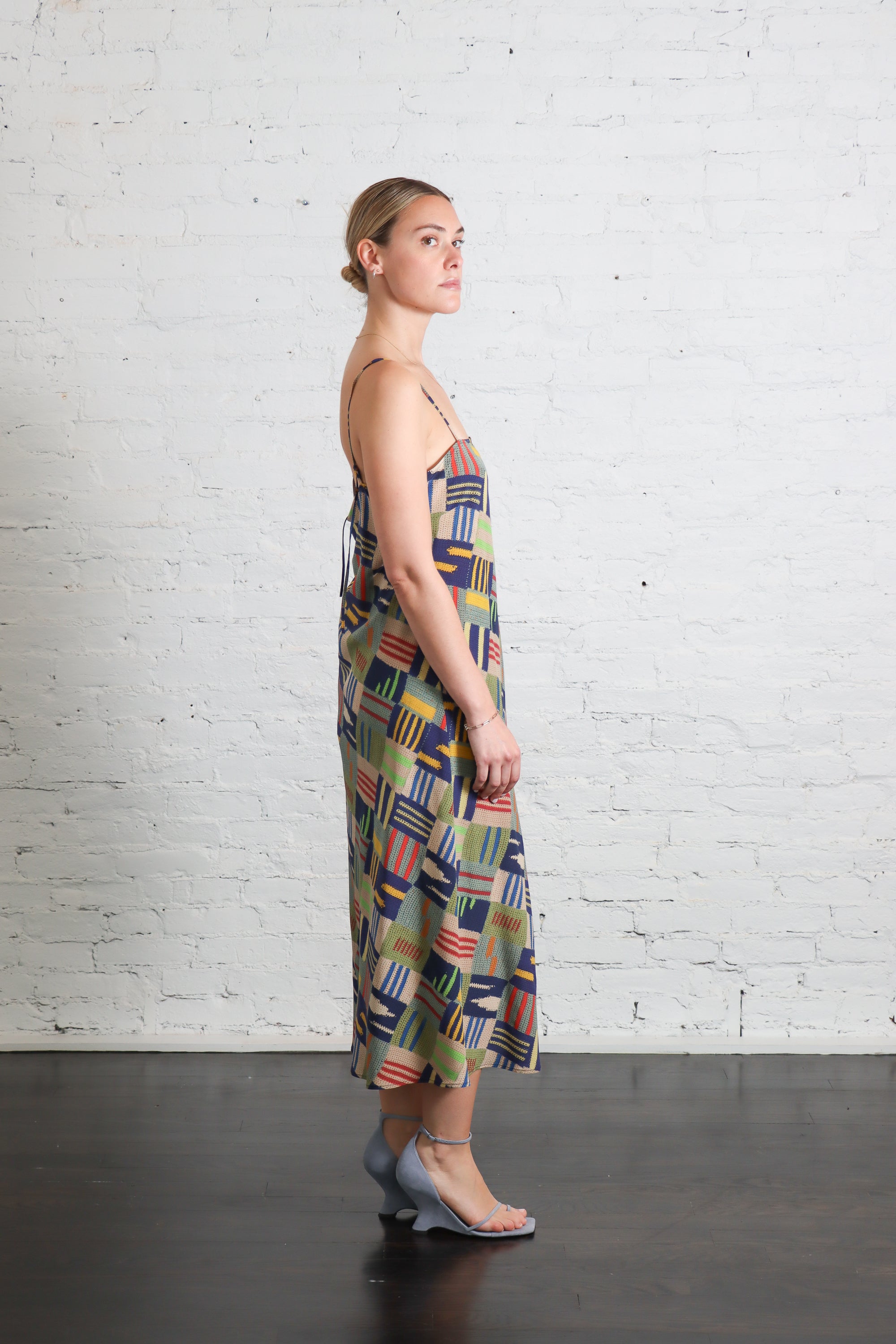 Slip Dress in Patchwork Print by Serien°umerica – Idlewild