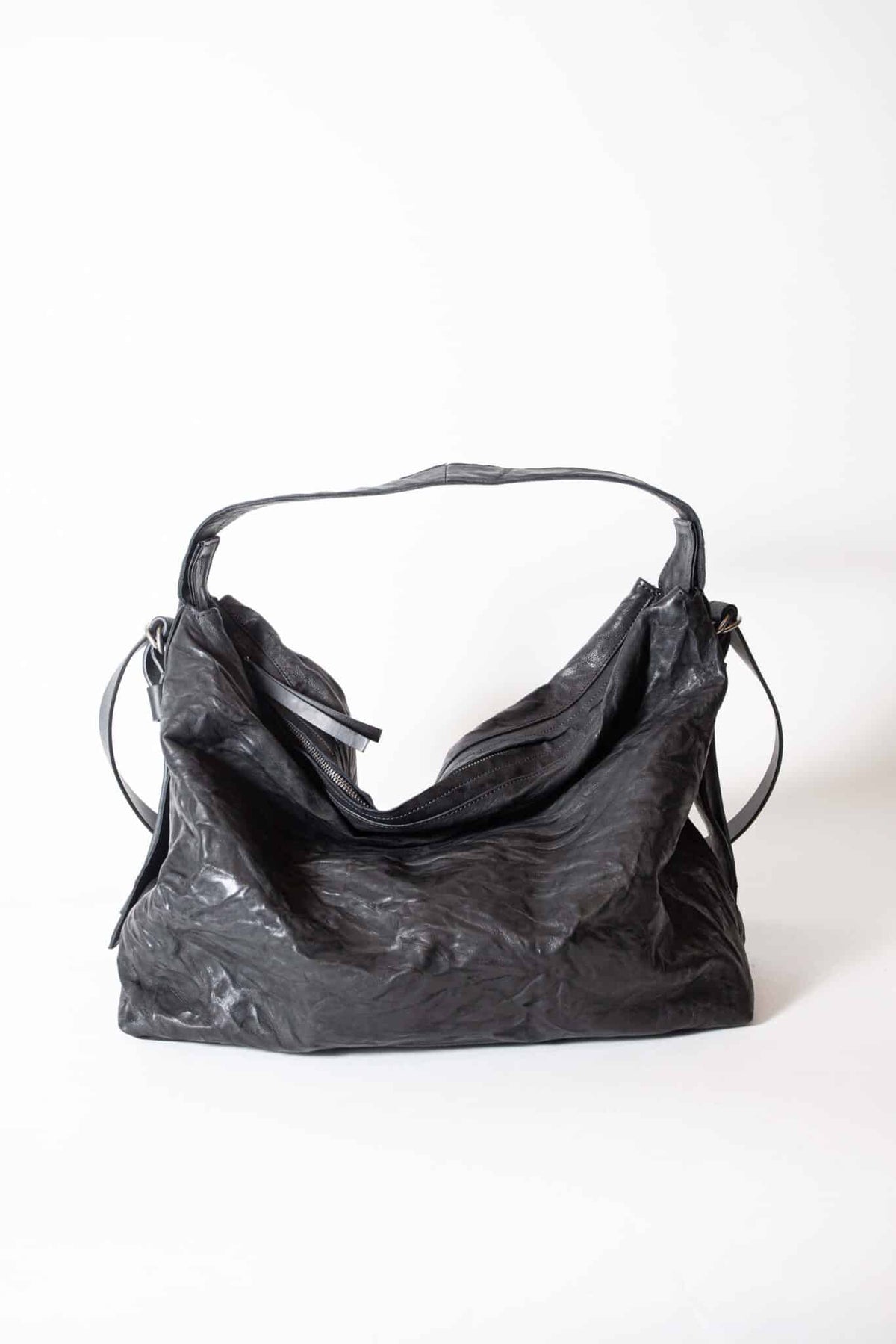 Slouchy Bag - Large in Crinkly Black by Miranda Kaloudis-MDK-Idlewild-Cincinnati