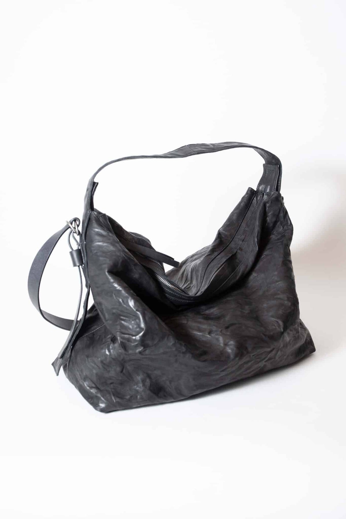 Slouchy Bag - Large in Crinkly Black by Miranda Kaloudis-MDK-Idlewild-Cincinnati