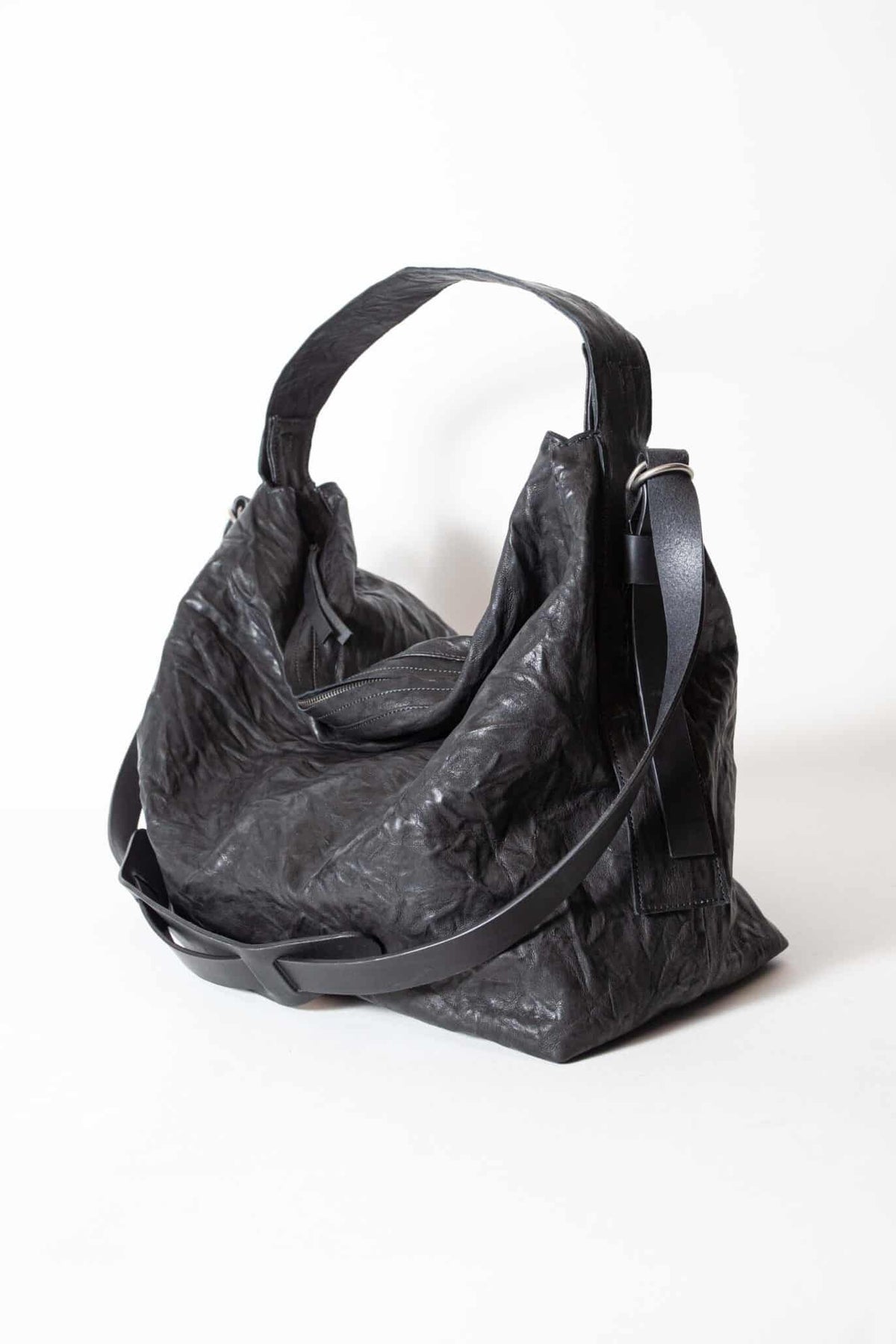 Slouchy Bag - Large in Crinkly Black by Miranda Kaloudis-MDK-Idlewild-Cincinnati