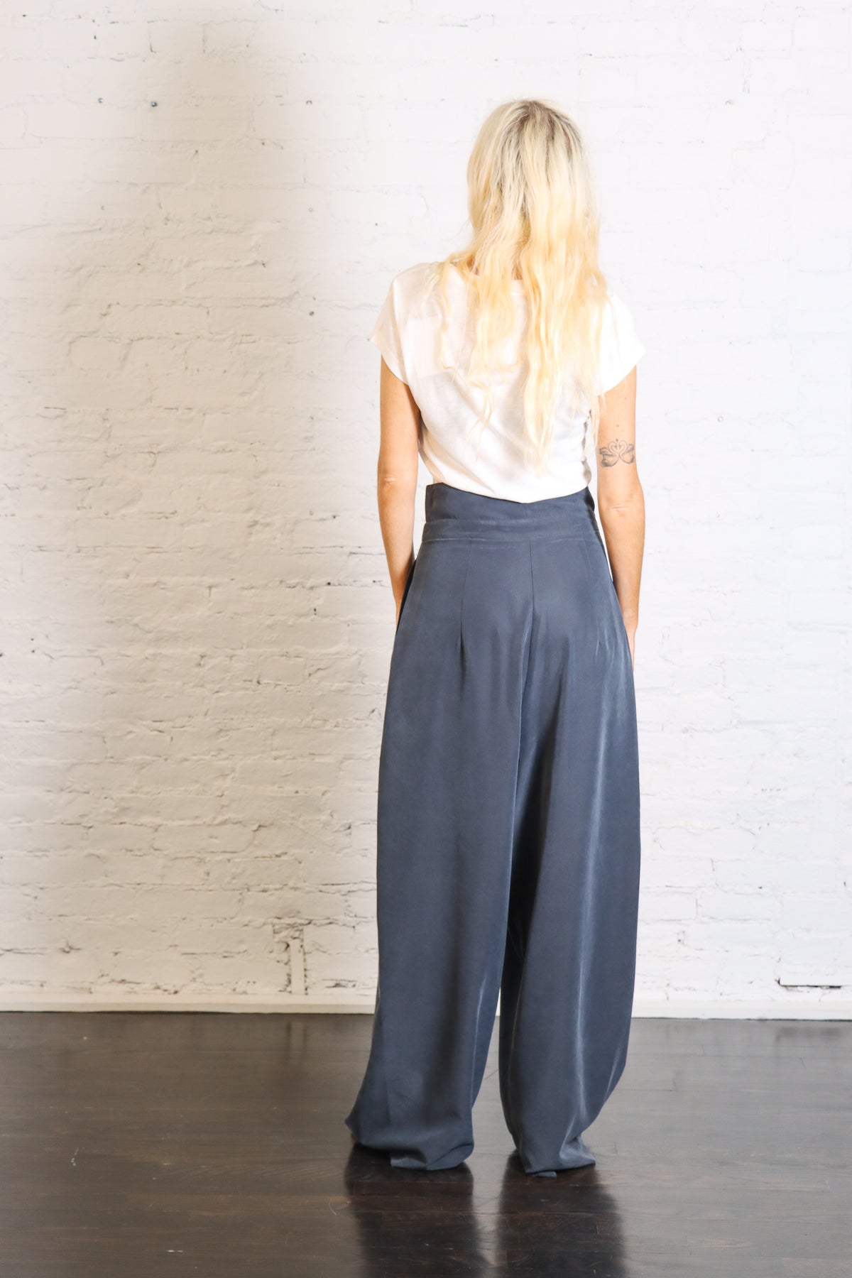 Soft Fluid Pants in Notte by Alysi-Alysi-Idlewild-Cincinnati