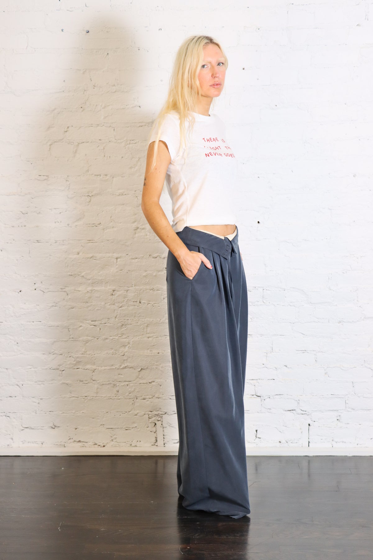 Soft Fluid Pants in Notte by Alysi-Alysi-Idlewild-Cincinnati