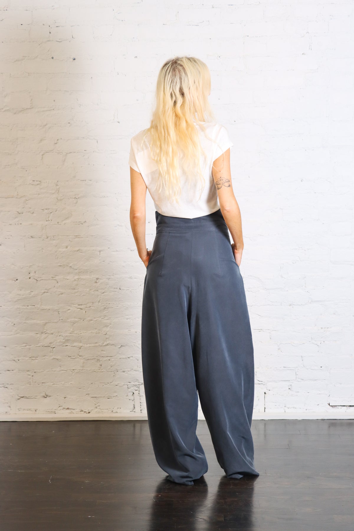 Soft Fluid Pants in Notte by Alysi-Alysi-Idlewild-Cincinnati