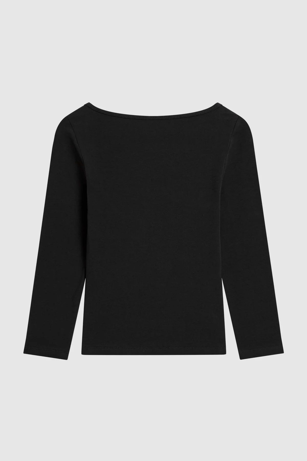 Soft Jersey Ballerina Top in Jet Black by St. Agni-St. Agni-Idlewild-Cincinnati