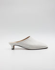 Soft Kitten Heel in White by Lauren Manoogian-Lauren Manoogian-Idlewild-Cincinnati