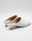 Soft Kitten Heel in White by Lauren Manoogian-Lauren Manoogian-Idlewild-Cincinnati