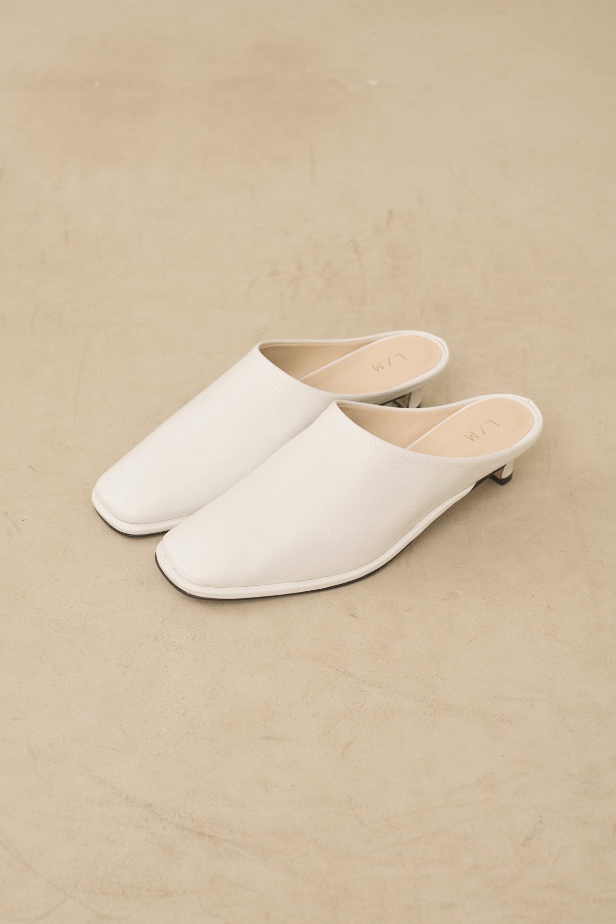Soft Kitten Heel in White by Lauren Manoogian-Shoes-Lauren Manoogian-Idlewild