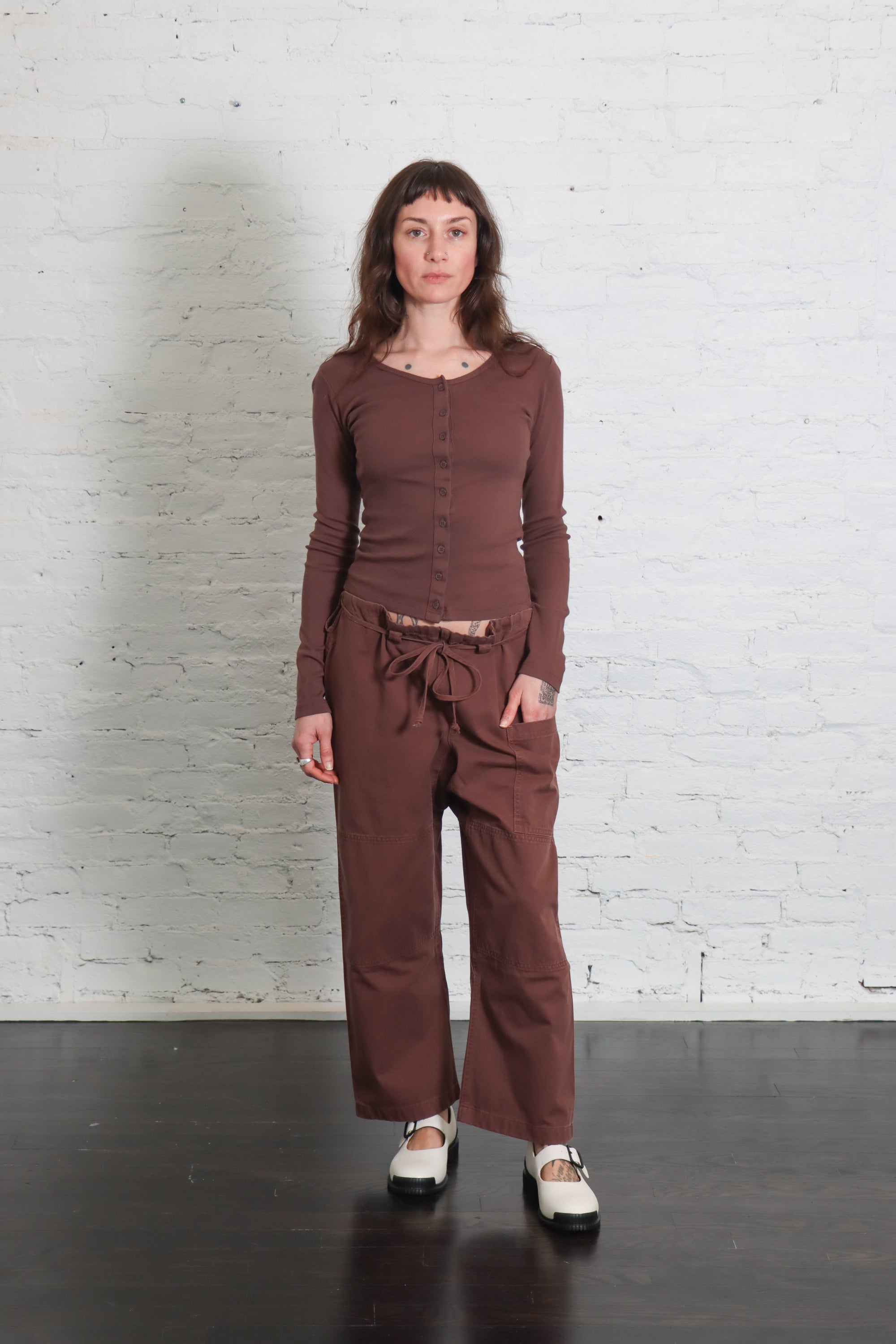 Sophie Cardigan in Chocolate by GIL RODRIGUEZ-GIL RODRIGUEZ-Idlewild