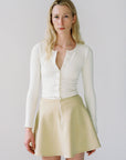 Sophie Thermal Cardigan in Natural by GIL RODRIGUEZ-Tops-GIL RODRIGUEZ-Idlewild