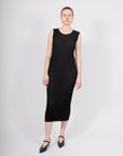 Spongy Midi Dress in Black by Issey Miyake-Issey Miyake-Idlewild-Cincinnati