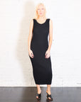 Spongy Midi Dress in Black by Issey Miyake-Issey Miyake-Idlewild-Cincinnati