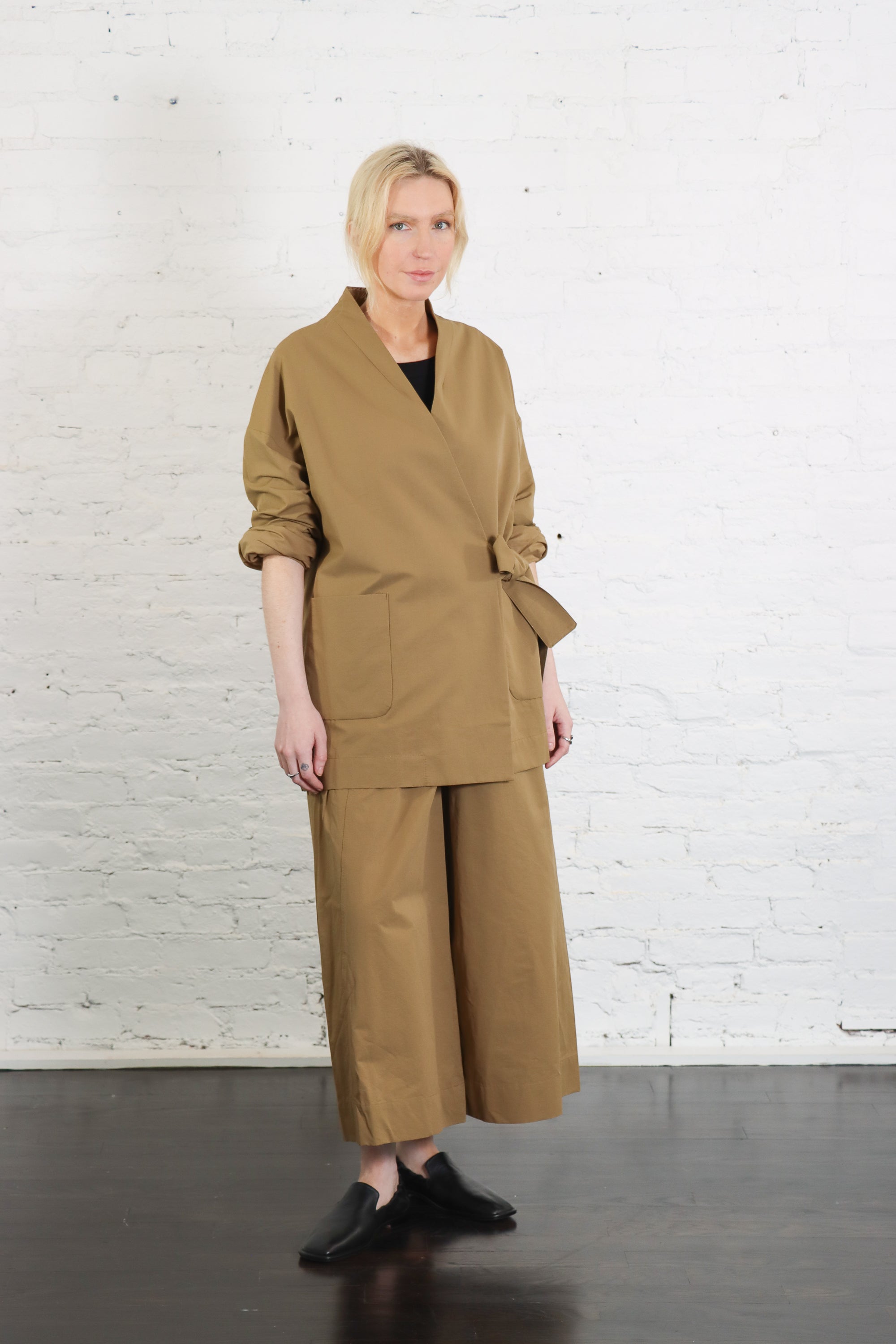 Spring Wrap Coat in Tan Brown by 7115 by Szeki-7115 by Szeki-Idlewild-Cincinnati
