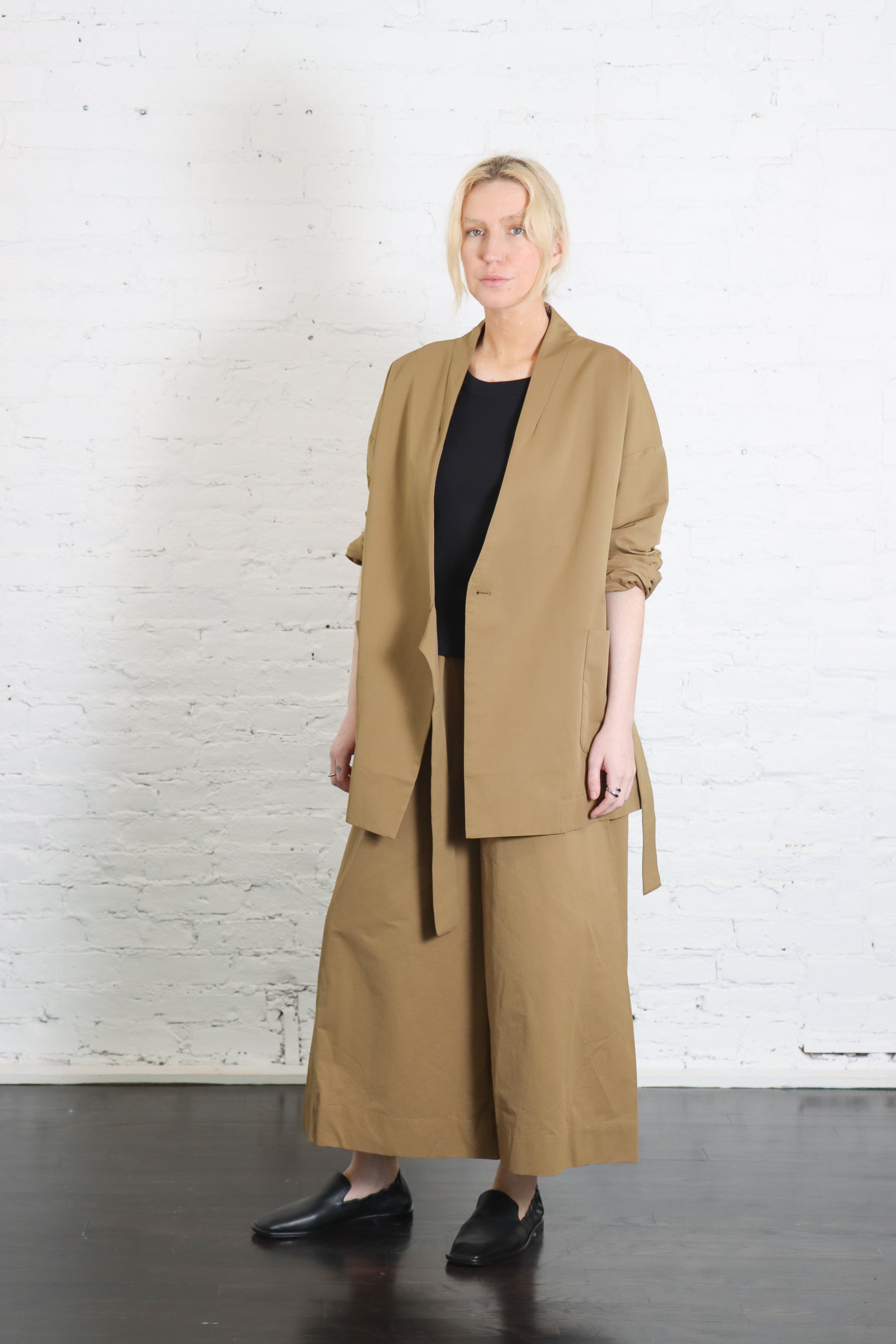Spring Wrap Coat in Tan Brown by 7115 by Szeki-7115 by Szeki-Idlewild-Cincinnati