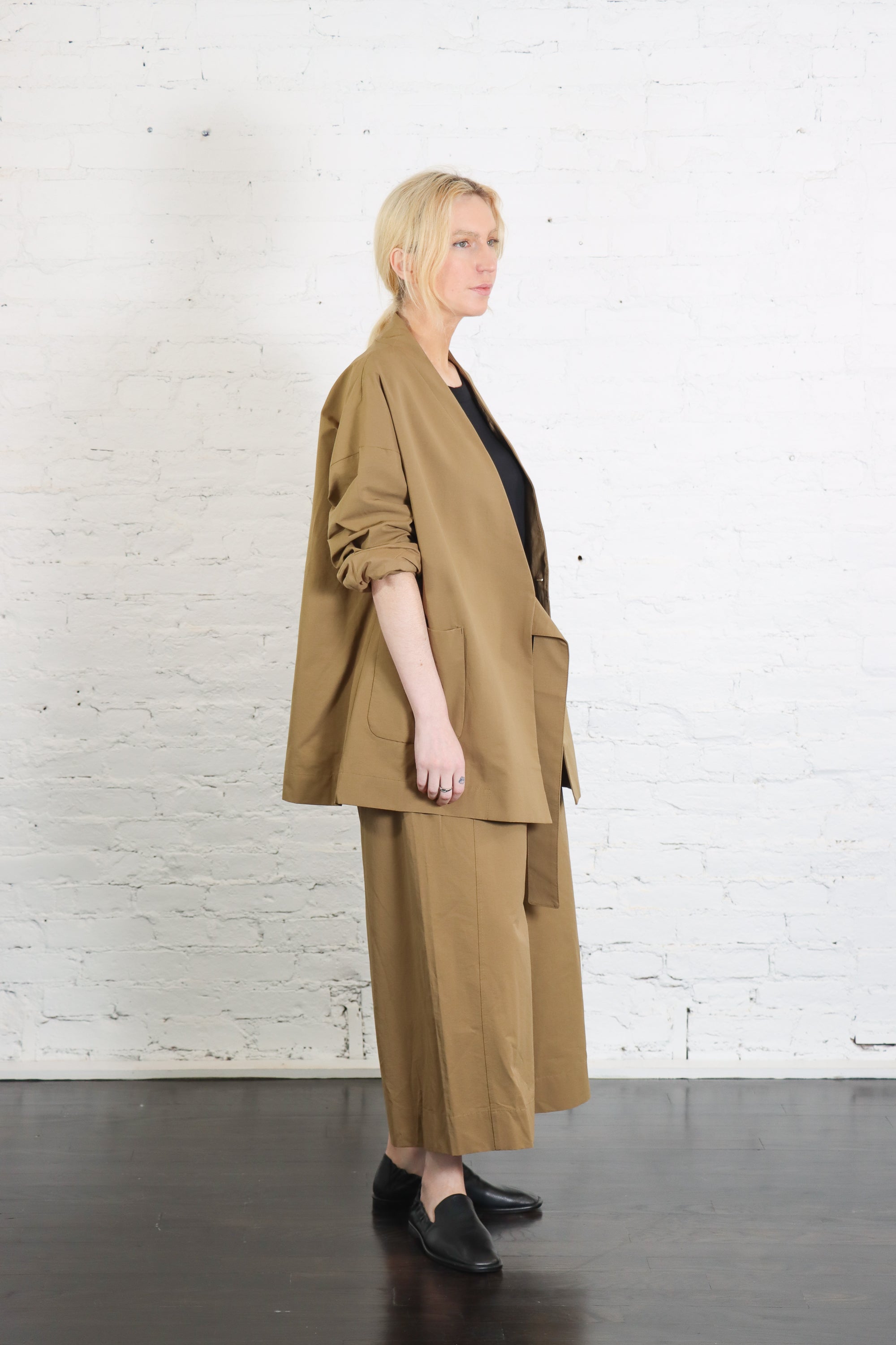 Spring Wrap Coat in Tan Brown by 7115 by Szeki-7115 by Szeki-Idlewild-Cincinnati