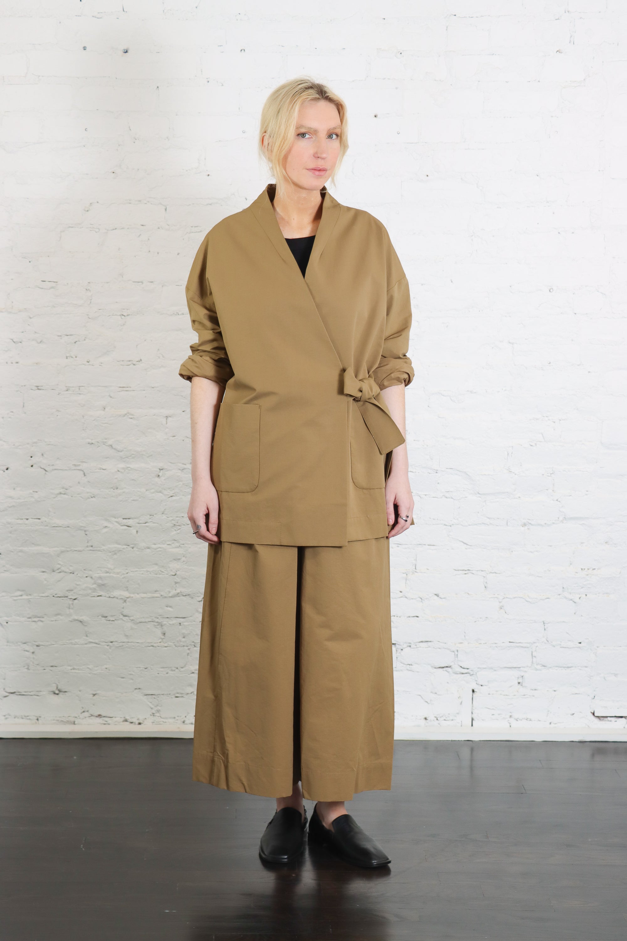Spring Wrap Coat in Tan Brown by 7115 by Szeki-7115 by Szeki-Idlewild-Cincinnati