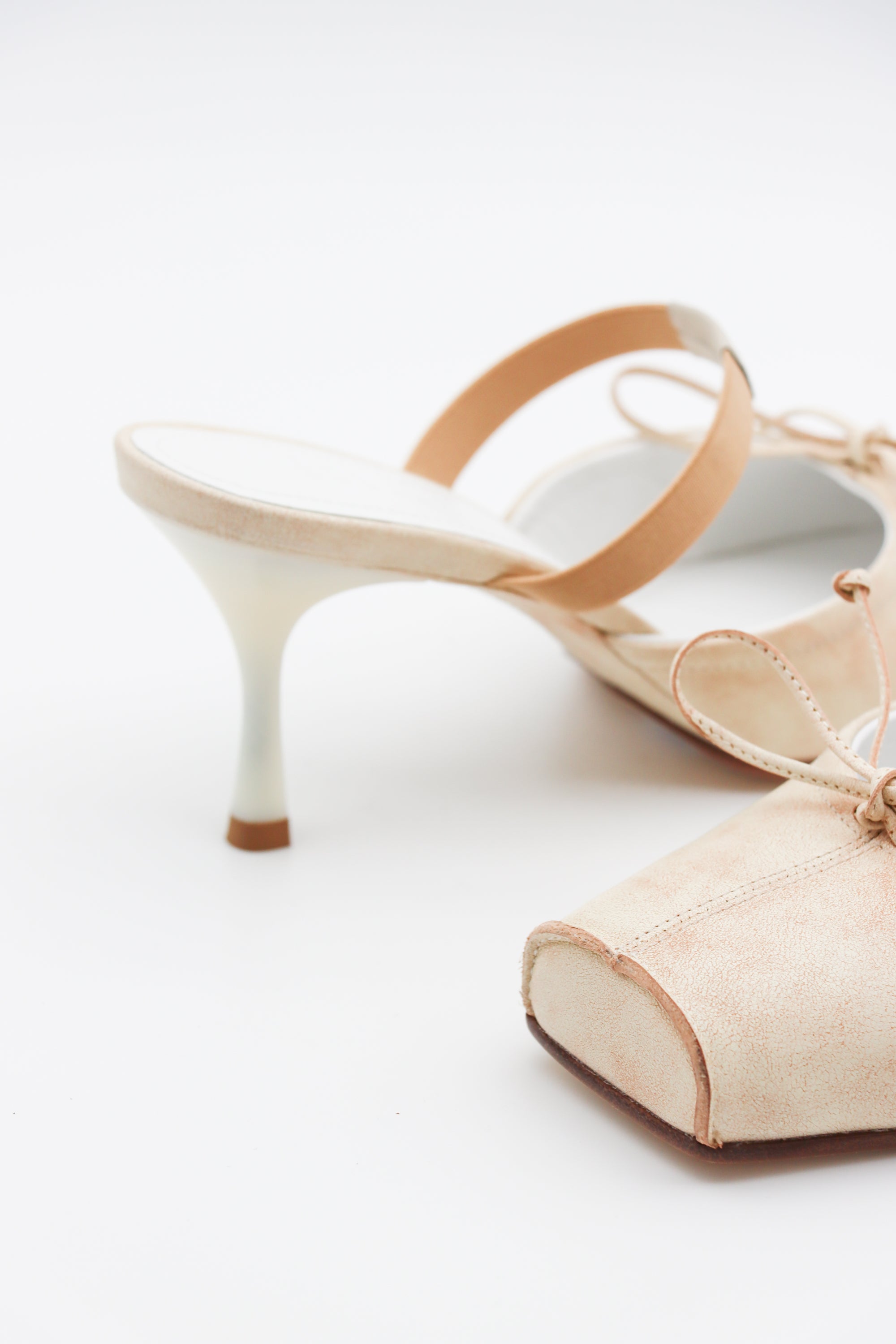 Square Toe Bow Mule by MM6 Maison Margiela-MM6-Idlewild-Cincinnati